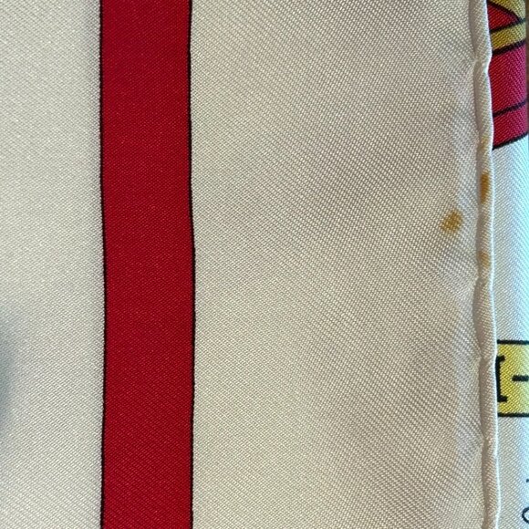 Vintage Hermes Springs Silk Scarf White Background  Designed by Phillipe Ledoux - Picture 16 of 16